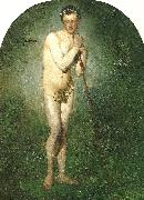Ernst Josephson Staende naken yngling oil painting